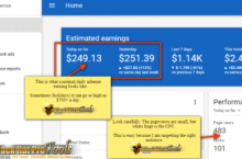 $249 в день с помощью простого метода Google AdSense — веб-сайт не нужен