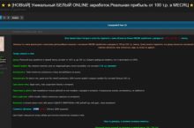 Уникальный БЕЛЫЙ ONLINE заработок. Реальная прибыль от 100 т.р. в МЕСЯЦ