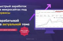Быстрый заработок на микросайтах под сервисы