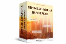 ПЕРВЫЕ ДЕНЬГИ НА ПАРТНЕРКАХ