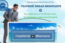 Голубой океан Вконтакте [ЭКОНОМ]