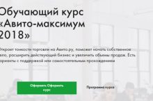 Авито-максимум 2018