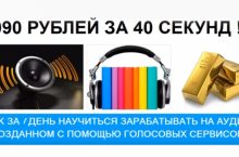 Пошаговое видео руководство по заработку на сервисах речевых технологий