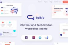 Talkie — тема WordPress для Startup