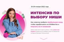 Интенсив по выбору ниши на Wildberries