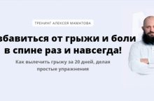 Избавиться от грыжи и боли в спине раз и навсегда [Вип]