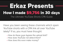 Как я заработал 9 756 долларов за 30 дней с помощью YouTube Shorts CPA