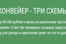 Конвейер — три схемы