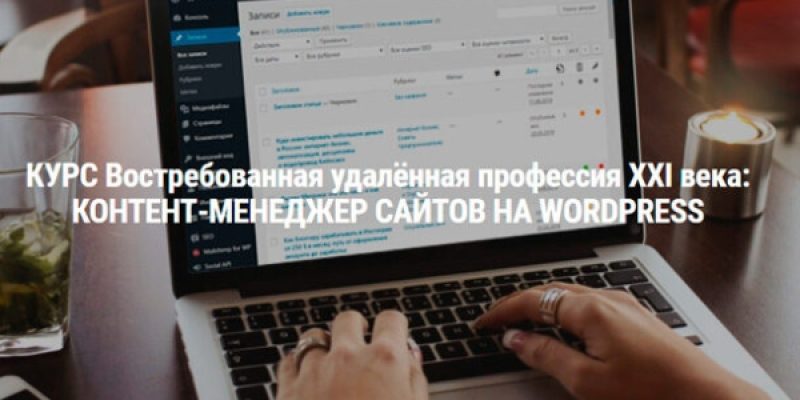 Профессия: КОНТЕНТ-МЕНЕДЖЕР САЙТОВ НА WORDPRESS